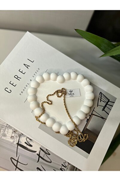 Miya Art Studio Kalp Bubble Beton Dekoratif Tabak / Organizer / Mum Tabağı