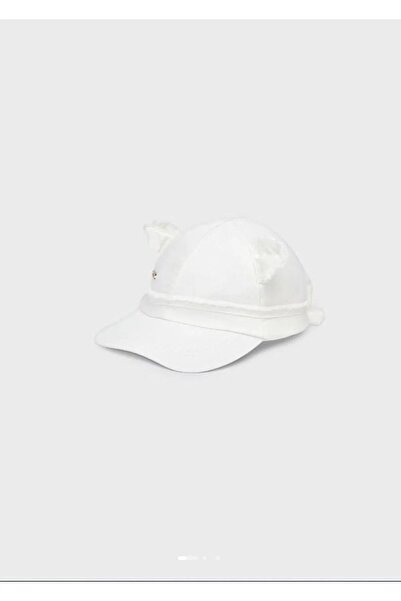 MAYORAL قبعة بيضاء للطفلة 10417-059