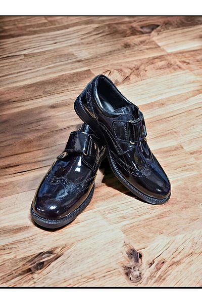 patik ayakkabı Patent Leather Boy's Shoes