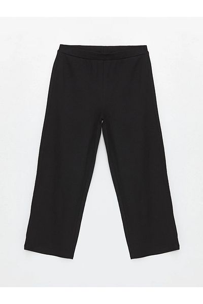 LC Waikiki LCW DREAM Damen Capri-Pyjamahose mit elastischer Taille, einfarbig