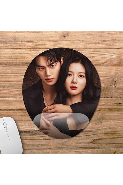 Pixxa موديل My Mousepad مع كاحل Demon - بيضاوي واحد