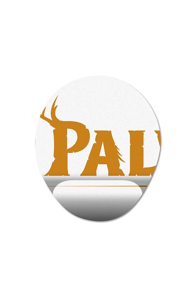 Pixxa لوحة ماوس Palworld مع مسند للمعصم - موديلين بيضاويتين