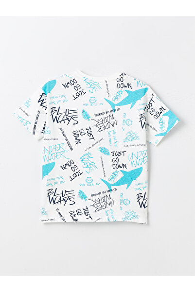 LC Waikiki Fiú pizsama szett rövidnadrággal - nyakú, rövid ujjú