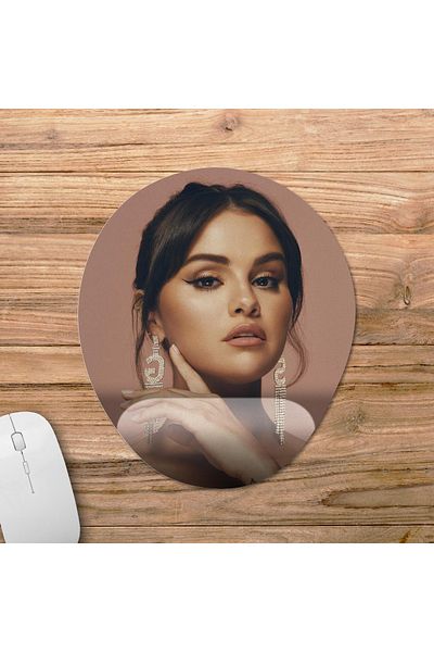 Pixxa موديل لوحة ماوس سيلينا غوميز مع مسند للمعصم - 1 بيضاوي