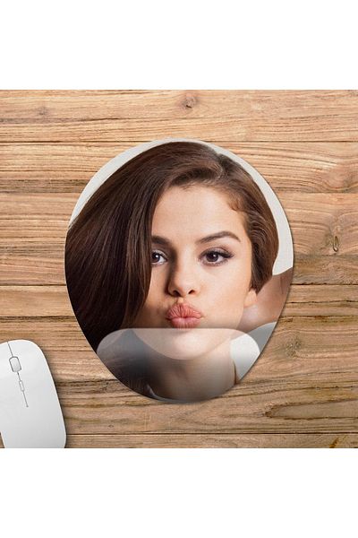 Pixxa مجموعة سيلينا غوميز مكونة من 3 لوحات ماوس بيضاوية لمسند المعصم