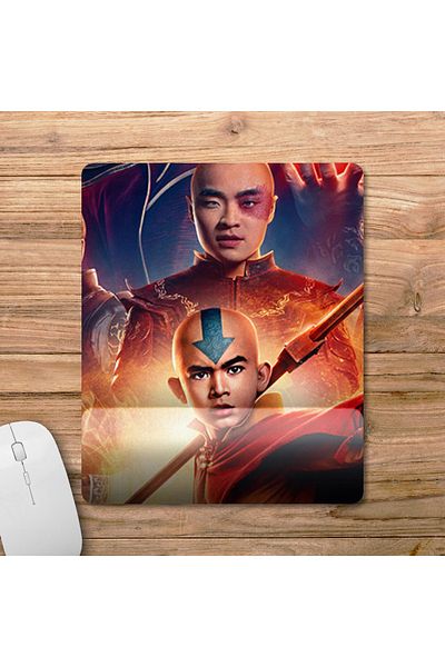 Pixxa Avatar - The Last Airbender - موديل لوحة ماوس لسلسلة التلفزيون مع دعم للمعصم - 1