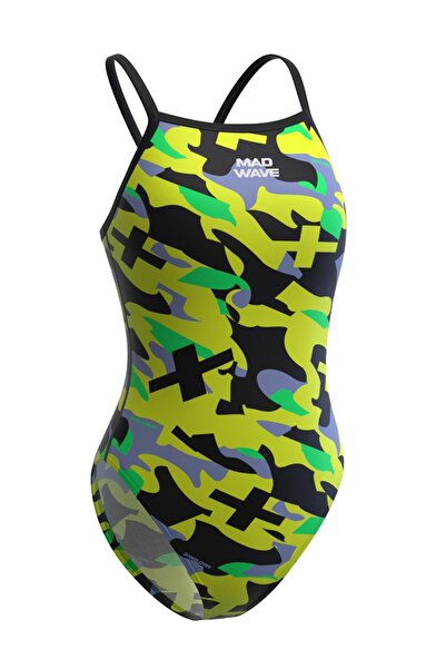 Mad Wave M1400 14 N2w - Antichlor Nera Junior Yüzücü Mayo