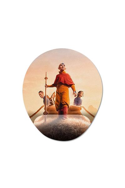 Pixxa Avatar: The Last Airbender - موديل لوحة ماوس للمسلسلات التلفزيونية - 3 بيضاوي