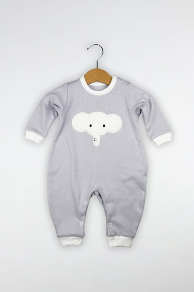 Globaby Fil İşlemeli Unisex Tulum