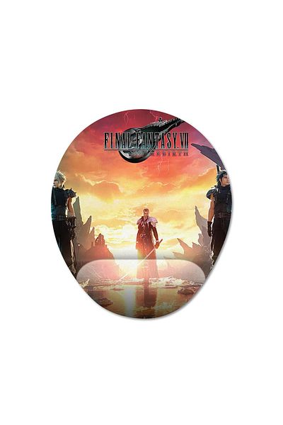 Pixxa لوحة ماوس مدعومة للمعصم من Final Fantasy 7 Rebirth - موديل بيضاوي واحد