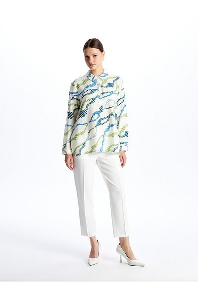 LC Waikiki Comfortable Molded Women's Trousers with Elastic Waist