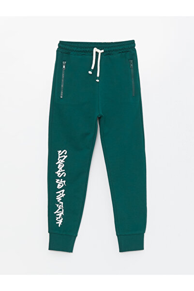 LC Waikiki Φούτερ Jogger για αγόρια - Ελαστική μέση και στάμπα