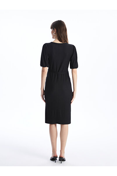 LC Waikiki Těhotenské šaty s rovným výstřihem a krátkým rukávem