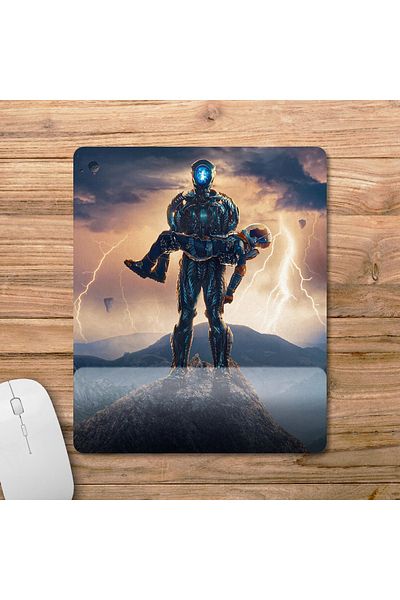 Pixxa لوحة ماوس مدعومة للمعصم من Lost in Space موديل - 1