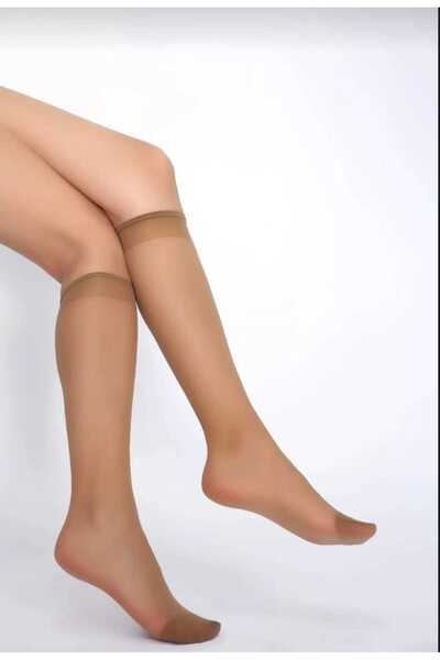 LADY FANTEZİ 3-Piece 15-Denier Knee-Cuff Socks
