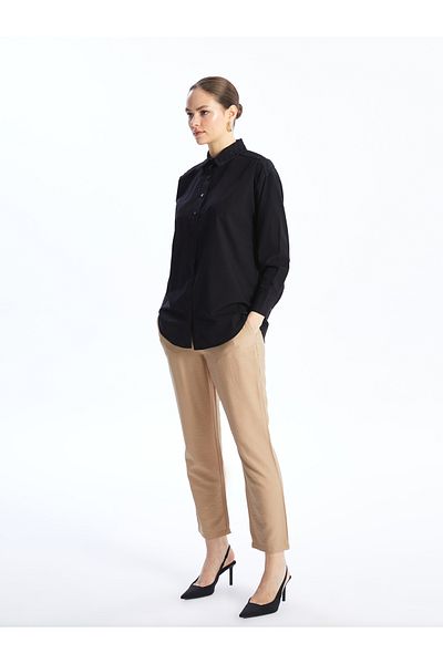 LC Waikiki Comfortable Molded Women's Trousers with Elastic Waist