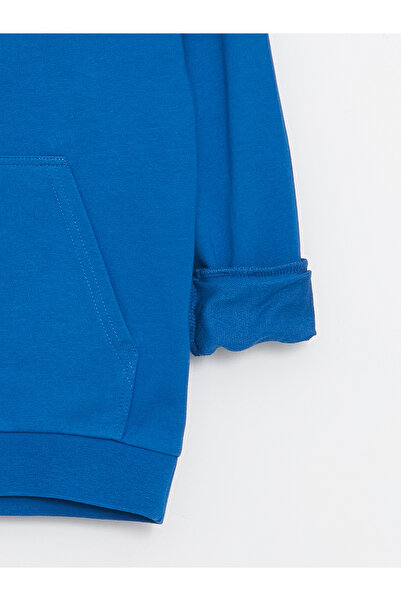 LC Waikiki Βασική μακρυμάνικη κουκούλα για αγόρι