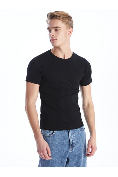 LC Waikiki Kurzarm-T-Shirt für Herren mit Rundhalsausschnitt