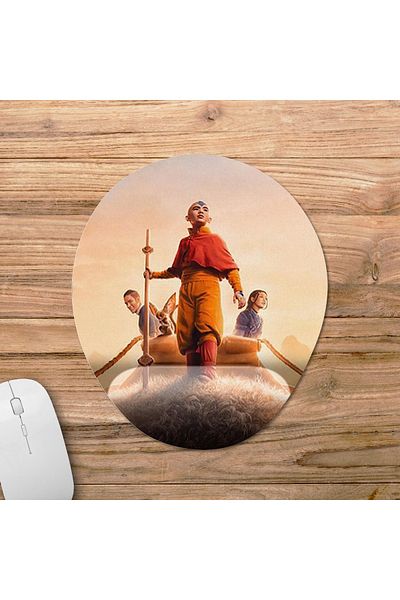 Pixxa Avatar: The Last Airbender - موديل لوحة ماوس للمسلسلات التلفزيونية - 3 بيضاوي