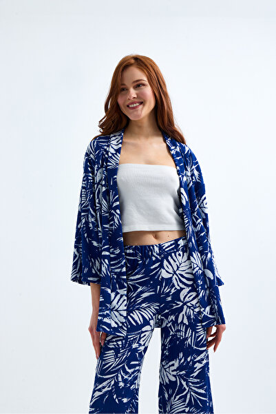 MOONBULL Γυναικείο Σετ Κιμονό με σχέδια