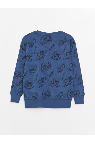 LC Waikiki Fiú - Crew nyakú és nyomott hosszú ujjú póló