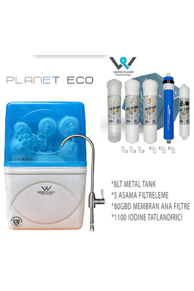 Water planet filter technology KAPALI KASA SU ARITMA CİHHAZI - PLANET ECO MAV...