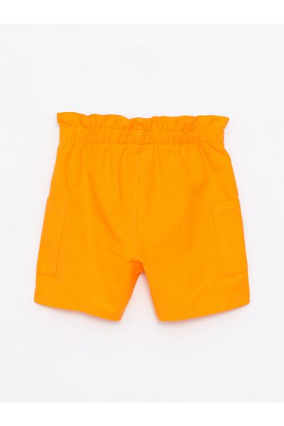 LC Waikiki Basic-Shorts für Mädchen aus Popeline mit elastischem Bund