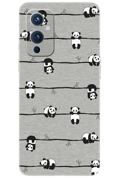 Oneplus 9 LE2115-LE2117 Uyumlu Kılıf Desen Baskılı Silikon Pandalar STK:751 C...