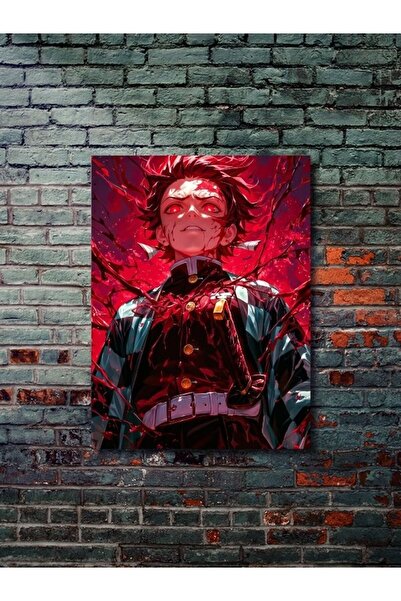 ZNC Tanjiro - Demon Slayer - Anime & Manga Posterleri, Özel Tasarım Kağıt Poster