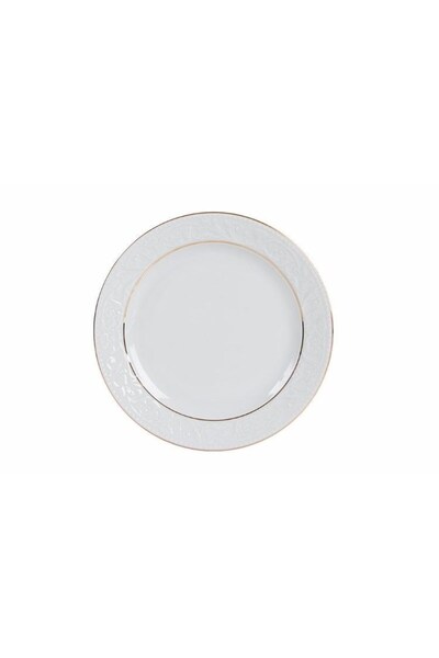 Porland Hazan Gold Gilt Flat Plate 20cm Single 04POR031036