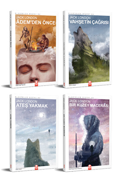Kızıl Panda Yayınevi Jack London Seti (4 Kitap)