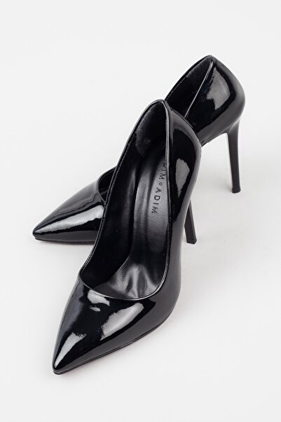 Adım Adım Women's Thin Heeled Black Stiletto