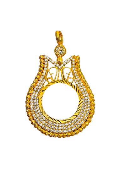 BEYZA DERELİ TAKI AKSESUAR 22 Ayar Fiziki Altın Kaplama Zirkon Taşlı Dorikalı...