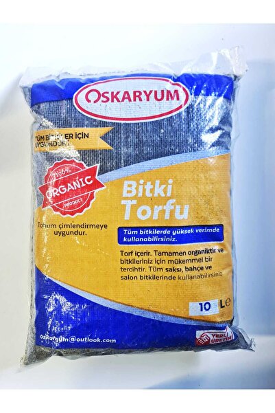 OSKARYUM Dört Karışımlı Özel Bitki Toprağı İç Dış Mekan Kullanımına Uygun 10 LT