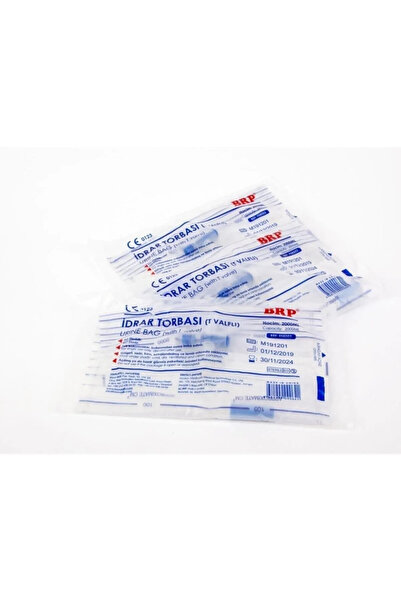BRP İdrar Torbası T Musluklu 2000ml Tekli Steril Paket 50 Adet