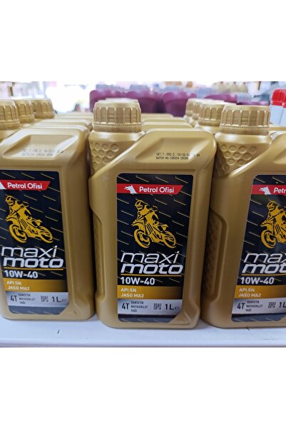 Petrol Ofisi Maxımoto 4t 10w-40 1 Lt (12'li Koli ) 2025 Ürt.