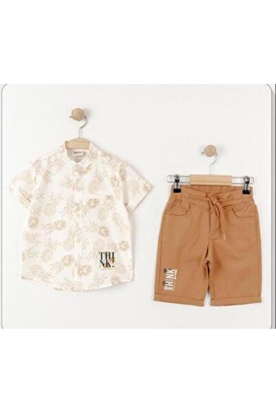 skycott Хлопчачий комплект з сорочкою з принтом ананаса та капрі, 2 предмети,...