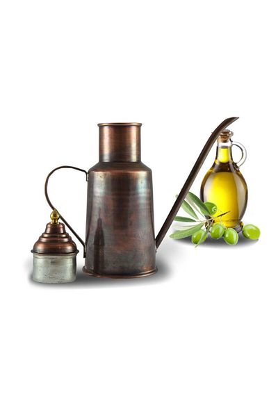 Shark Anatolia Gemlik Copper Oil Pot Oxide
