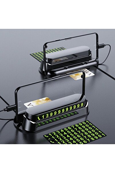 JUNGLEE Araç Içi Parktel Park Telefon Numarası Telefon Tutucu Ve Numaratör