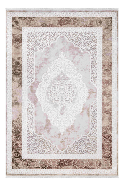 Vivaldi Halı Nüans Serisi 1046 Vizon Akrilik Göbekli Salon Halısı