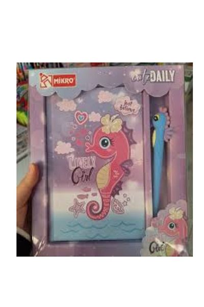 tüftürük Cute Daily Pen with Micro Figure Gift