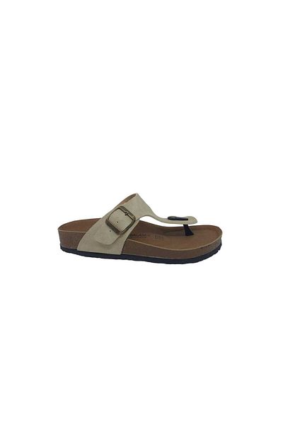 Zerhan 1251 Unisex Cream Flip Flops Παντόφλες Καθημερινής Χρήσης