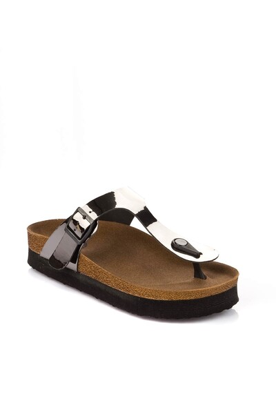 Fox Shoes Platin Kadın Terlik B777731034