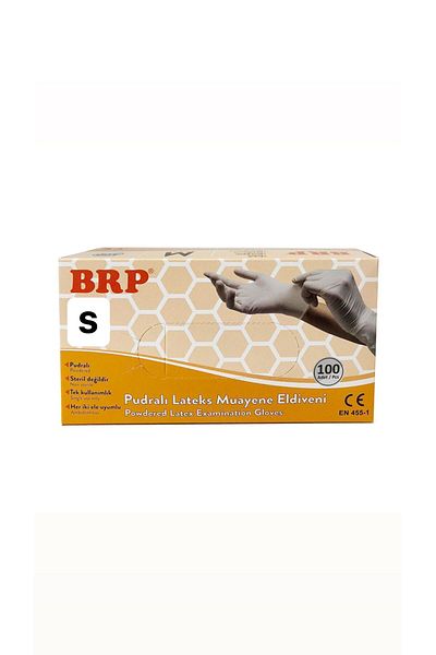 BRP Latex Powdered Exam Gloves Small 100 Pieces 10 Boxes 1000 Pieces