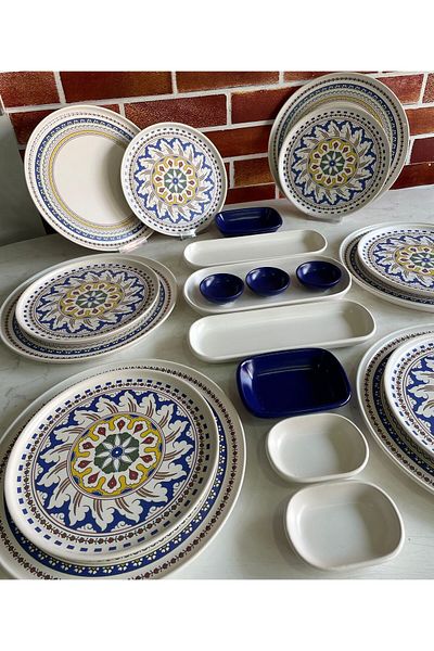 Keramika 22 Piece Nordic Breakfast Set