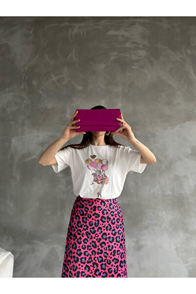 Fiori Printed Jewelled T-Shirt