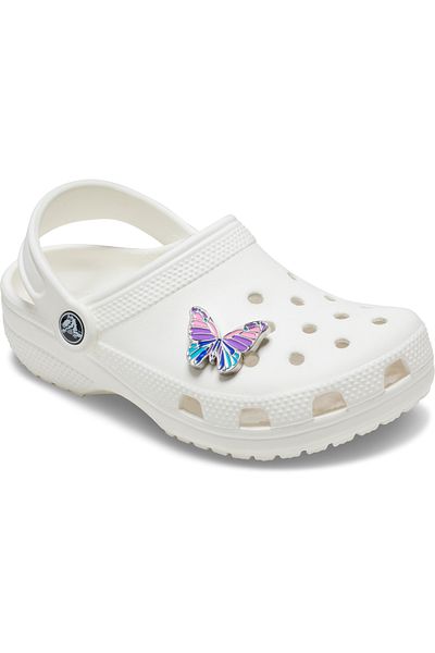 Crocs 10011089   Στολίδι για παντόφλες παπουτσιών Jibbitz Multi Purple Butterfly