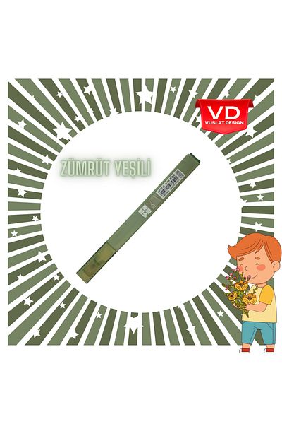 Vuslat Design Scented Highlighter Flower Scented Brush Tip Pen Highlighter Marker Pen
