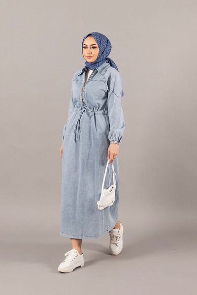 Stilife Babs Denim Dress Blue