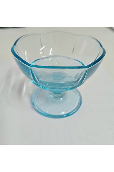 Paşabahçe Ice Vile 6-Piece Turquoise Ice Cream Pudding Presentation Bowl 174cc